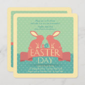 Invitation du jour de Pâques (Devant / Derrière)