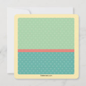 Invitation du jour de Pâques (Dos)