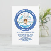 Invitation du jour de plongée de l'ours polaire (Debout devant)