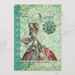 Invitation du jour de reine mère de Mys
