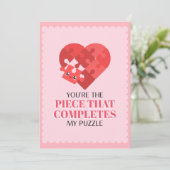 Invitation du jour de Valentines (Debout devant)