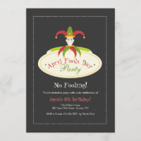 Invitation du jour d'imbécile d'avril