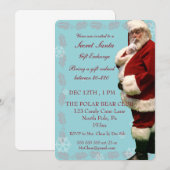 Invitation du Jour férié secret Père Noël (Devant / Derrière)