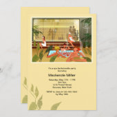 Invitation du jour Spa Bachelorette Party (Devant / Derrière)