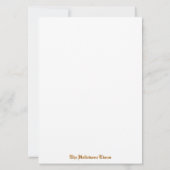 Invitation du journal Halloween (Dos)