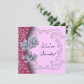 Invitation Du Joyau Des Fleurs De Diamant (Debout devant)
