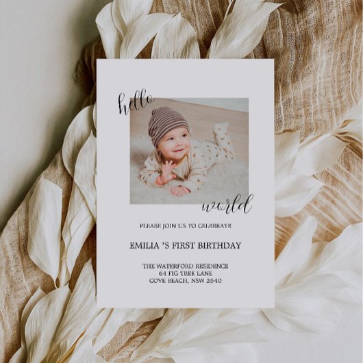 Invitation du Joyeux Birthday Photo Board