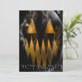 Invitation du Joyeux Halloween Jack-o'-lantern Par (Debout devant)