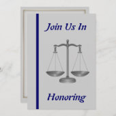 Invitation du juge à la retraite (Devant / Derrière)