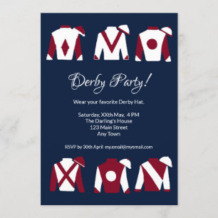 Invitation du Kentucky Derby Viewer Party