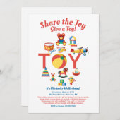 Invitation du lecteur de jouets (Devant / Derrière)