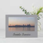 Invitation du lever de soleil de Seattle (Debout devant)
