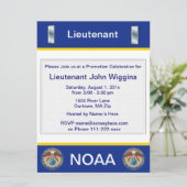 Invitation du lieutenant jg de la NOAA (Debout devant)