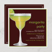 Invitation du Lime Paradise Margarita (Devant / Derrière)