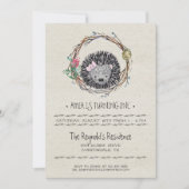 Invitation du Little Hedgehog Party (Devant)