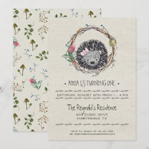 Invitation du Little Hedgehog Party