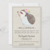 Invitation du Little Hedgehog Party (Devant)