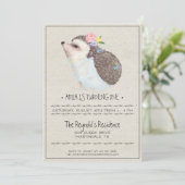 Invitation du Little Hedgehog Party (Debout devant)