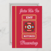 Invitation du logo retraité EMT (Devant / Derrière)