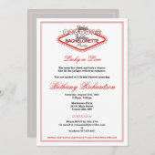 Invitation du Los Vegas Bachelorette Party (Devant / Derrière)