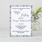 Invitation du Lotus Bachelorette Party "Femme" (Debout devant)