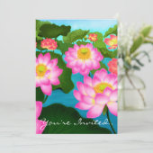 Invitation du Lotus Flowers Party (Debout devant)