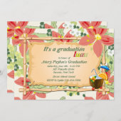 Invitation du Luau Graduation Party (Devant / Derrière)