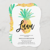 Invitation du Luau Party (Devant / Derrière)