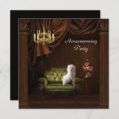 Invitation du lustre et du chien du ménage (Devant / Derrière)