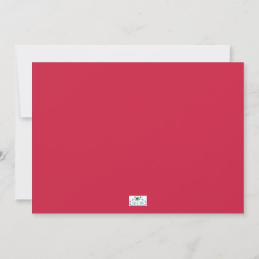 Invitation du Mah-Jongg Game Party (Dos)