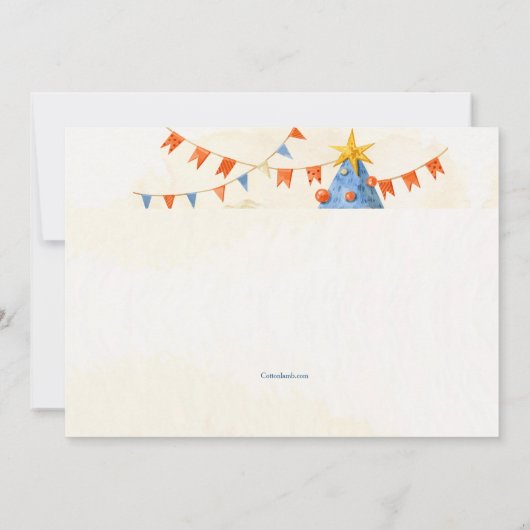 Invitation du marché de Noël (Dos)