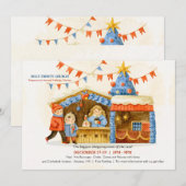 Invitation du marché de Noël (Devant / Derrière)
