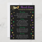 Invitation du Mardi Gras Bachelorette Party (Dos)