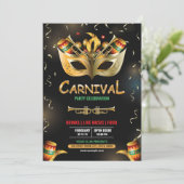 Invitation du Mardi Gras Party (Debout devant)