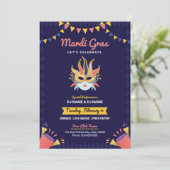 Invitation du Mardi Gras Party (Debout devant)