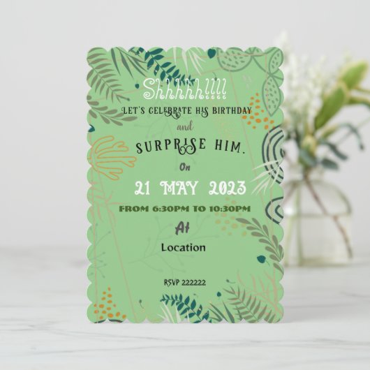 Invitation du mari (Debout devant)