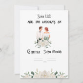 Invitation du mariage (Devant)