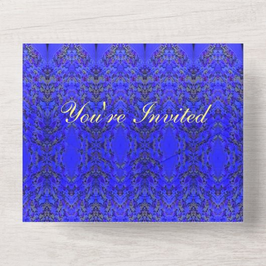 Invitation du Mariage Agincourt Monogram (Verso)