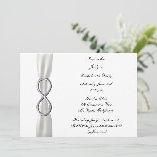 Invitation du Mariage blanc Infinity (Debout devant)