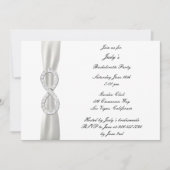 Invitation du Mariage blanc Infinity (Devant)