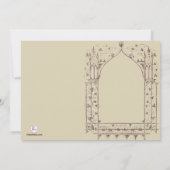 Invitation du Mariage Brunch après un couple heure (Dos)