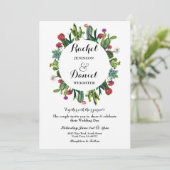 Invitation du Mariage Cactus Floral Fiesta Wreath  (Debout devant)