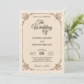 invitation du mariage campagnard ouest (Debout devant)