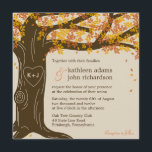 Invitation du Mariage de automne de chêne<br><div class="desc">Doté d'un magnifique chêne symbolisant votre amour fort et éternel, cette collection de mariages de chêne chatera vos amis et votre famille et les préparera à célébrer votre fête romantique. Composants correspondants disponibles sur berryberrysweet.com Disponible en vert pour les mariages d'été et en orange pour les mariages d'automne. Invitation Correspondante...</div>