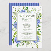 Invitation du mariage de bienvenue (Devant / Derrière)