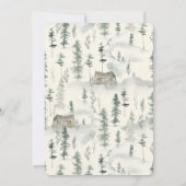 Invitation du Mariage de montagne/de la fête (Dos)