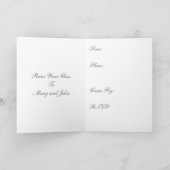 Invitation du mariage Engagement Party (Intérieur)