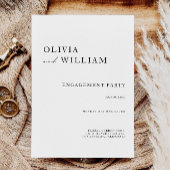 Invitation du mariage Engagement Party