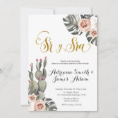 Invitation du Mariage espagnol Nuestra Boda (Devant)