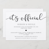 Invitation du mariage Faire-part et réception (Devant / Derrière)